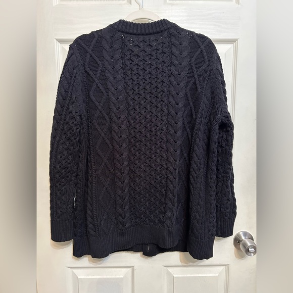 Tuckernuck Black Cable Knit Cardigan - Picture 5 of 6